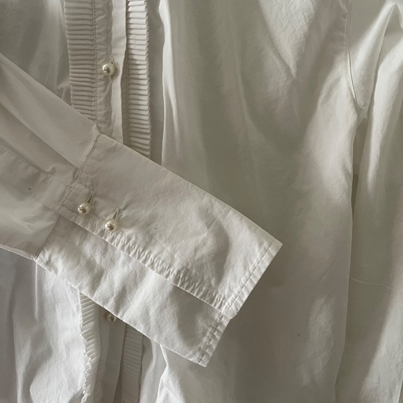 J.Crew Garçon tuxedo blouse with pearl buttons - Picture 4 of 4